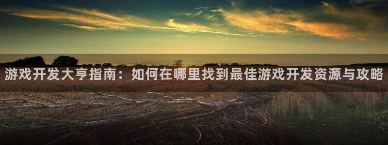 沐鸣娱乐平台大不大：游戏开发大亨指南：如