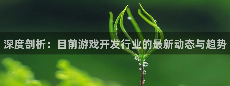 沐鸣注册：深度剖析：目前游戏开发行业的最