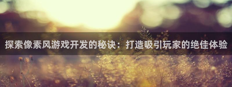 沐鸣科技有哪些产品：探索像素风游戏开发的