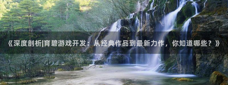 沐鸣科技怎么样知乎推荐：《深度剖析|育碧