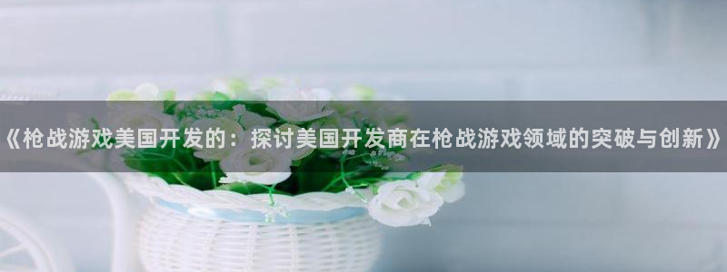 沐鸣游戏~53866：《枪战游戏美国开发