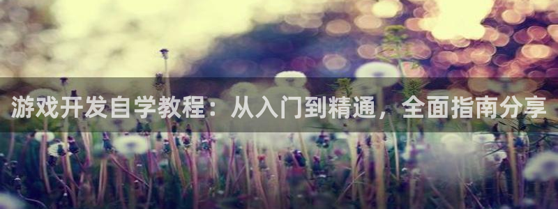 沐鸣娱乐测速：游戏开发自学教程：从入门到