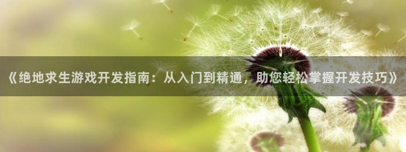 沐鸣注册开户：《绝地求生游戏开发指南：从